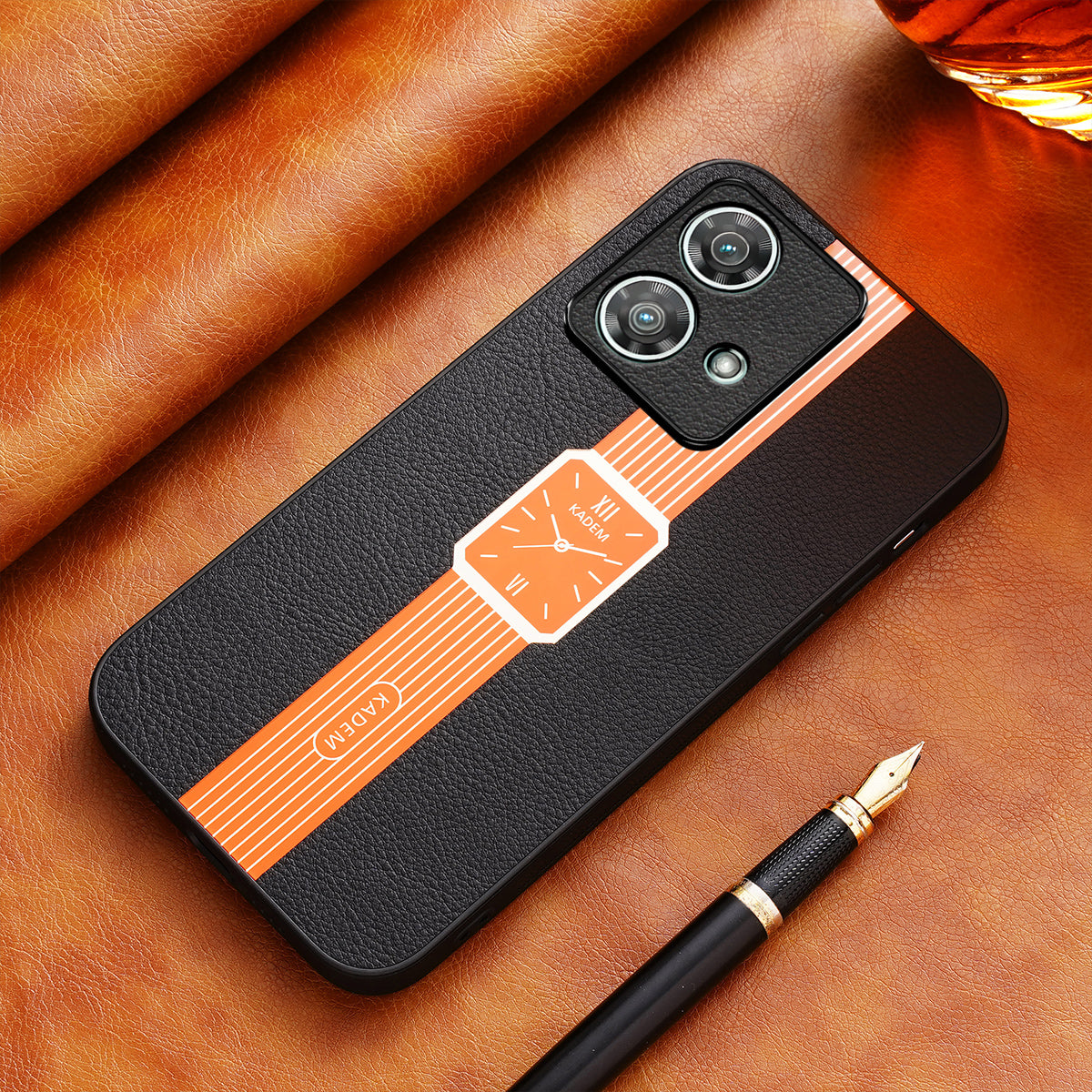 KADEM For Motorola Edge 40 Neo 5G Watch Pattern Phone Cover Electroplating Phone Shell KADEM For Motorola Edge 40 Neo 5G Watch Pattern Phone Cover Electroplating Phone Shell
